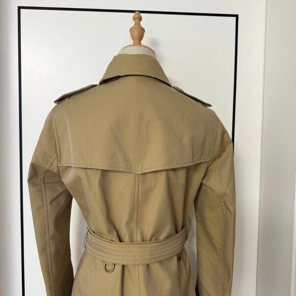 Burberry Kensington Mid-Length Double Breasted Trench Coat - Picture 8 of 12